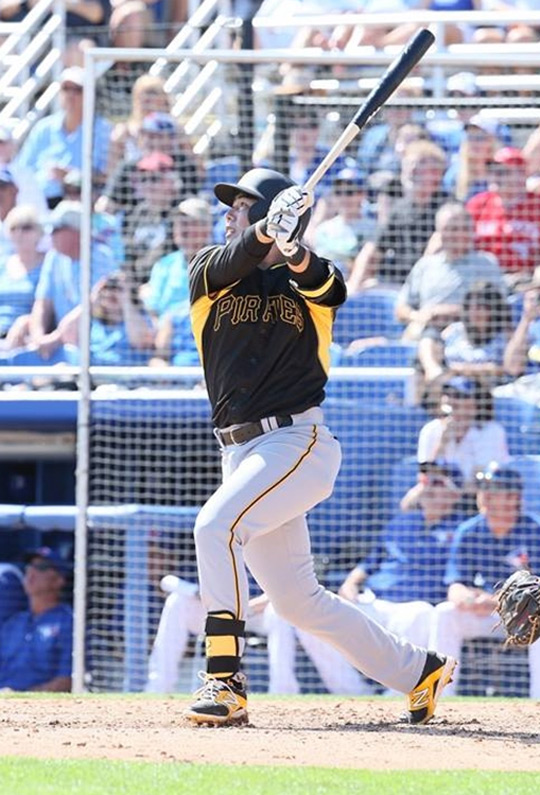 강정호 삼진. 강정호가 24일 신시내티 레즈전에서 대타로 출전해 삼진으로 물러났다. / 피츠버그 페이스북 캡처