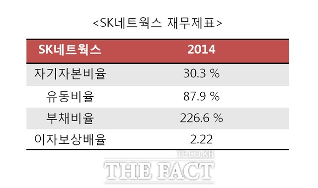 SK네트웍스는 재정의 견고함을 드러냈으나 자기자본비율은 경쟁사에 비해 약한 것으로 나타났다.