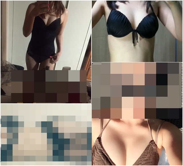 속옷 및 비키니 인터넷 쇼핑몰 후기에 올라온 사진들. 소비자들이 이처럼 후기를 올리는 것은 쇼핑몰에서 지급하는 쿠폰 등 때문이다./ 온라인 쇼핑몰 갈무리