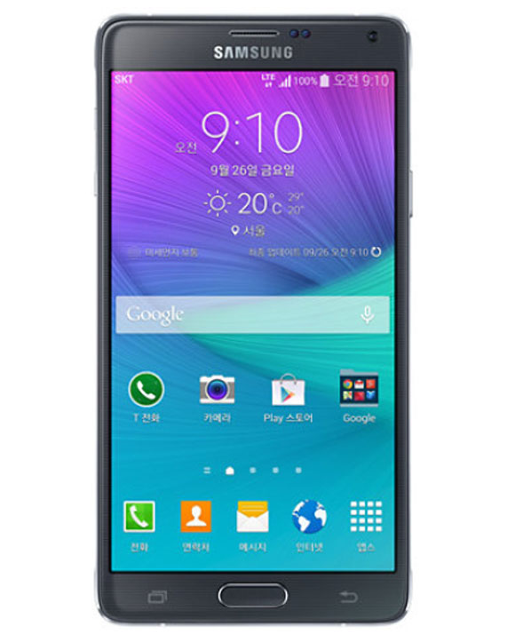 값싸진 갤럭시노트4 KT는 최근 갤럭시노트4 출고가를 15만 원 가량 인하했다. /삼성전자 제공