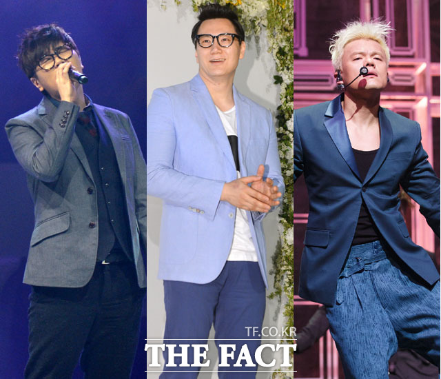배용준 절친 가수 출동. 가수 신용재와 더원 박진영(왼쪽부터)이 오는 27일 배우 배용준-박수진 결혼식 축가를 부른다 /더팩트 DB