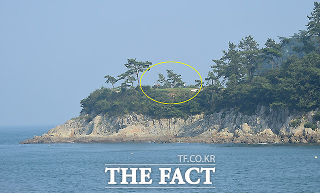 그림이다 그림! 배용준-박수진 부부는 사우스케이프 스파앤스위트로 신혼여행을 떠났으며 29일 오후 김성은 정조국과 함께 골프 라운드를 즐겼다. 사진은 13번홀 그린 전경. /남해=배정한 기자