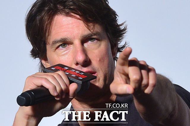 내가 너를 좋.아.해 톰 크루즈는 유독 한국을 자주 방문해 국내 팬들에게 톰 아저씨라는 별명을 얻었다. /남윤호 기자