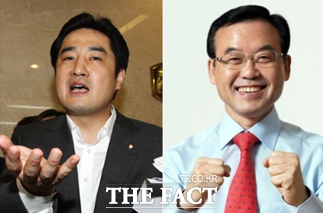 강용석-임내현, 말실수? 과거 강용석 전 새누리당 의원, 임내현 새정치연합 의원은 성희롱 발언 논란으로 도마에 올랐다(왼쪽부터)./더팩트DB