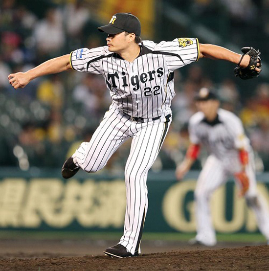 오승환 31세이브 오승환이 8일 열린 요코하마전에서 1이닝 무실점하며 시즌 31세이브를 올렸다. / 닛칸스포츠 제공