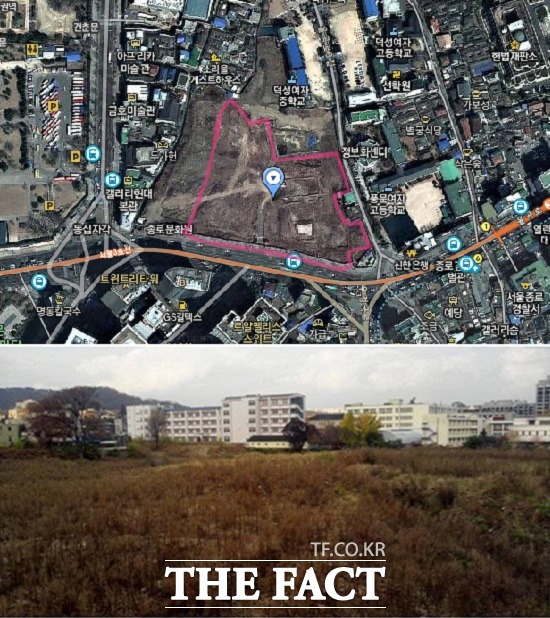 대한항공, 경복궁옆 부지 호텔 대신 케이-익스피어런스 조성 대한항공이 지난 2008년부터 추진해온 경복궁옆 미국대사관 숙소 부지 내 7성급 특급 호텔 건립 계획을 전면 수정하고 해당 부지에 대규모 복합문화 허브 공간을 조성하기로 결정했다. / 더팩트 DB