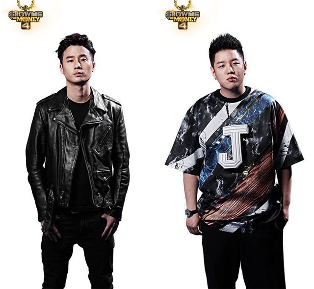 베이식(왼쪽)과 이노베이터. 이날 방송에선 블랙넛과 송민호의 경합 외에도 베이식과 이노베이터의 무대 또한 색다른 재미를 선사할 예정이다./엠넷 제공
