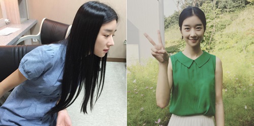 여성스러운 블라우스룩도 어김없이 소화하는 서예지/ 서예지 인스타그램