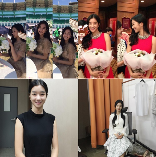 여성미 물씬~ 원피스룩/ 서예지 인스타그램