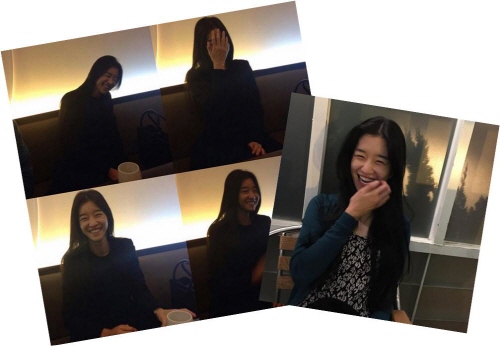 웃음 활짝/ 서예지 인스타그램