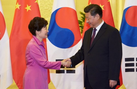 시 주석은 박 대통령의 중국 전승 70주년 기념행사 참석에 환영을 표했다. /청와대 제공