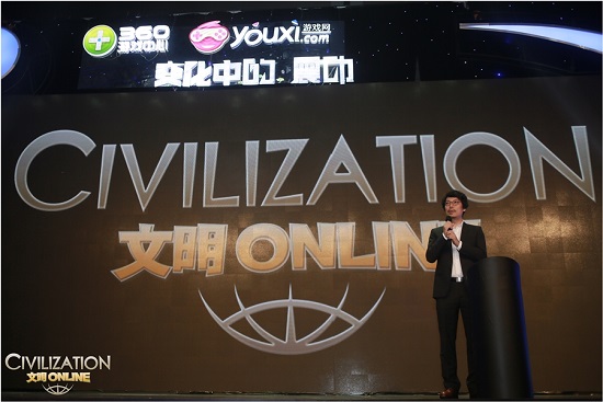 문명 온라인은 개발 과정에서 여러 문화권의 취향을 참고해 반영하는 등 기획 단계부터 글로벌 시장을 겨냥한 작품이다. 사진은 이 회사 송재경 대표. /엑스엘게임즈 제공