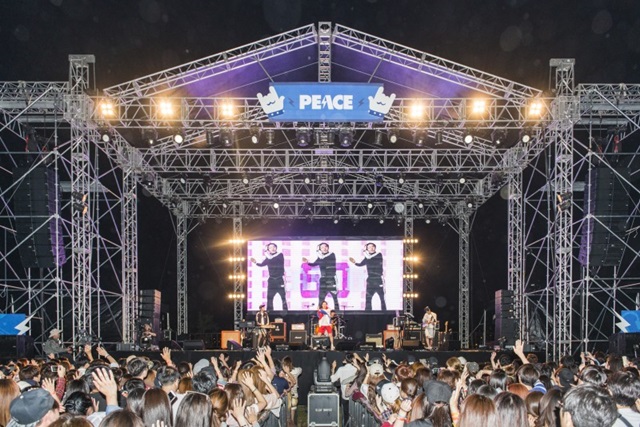 2015 렛츠락 페스티벌 현장. 이번 페스티벌은 19일부터 20일까지 서울 난지 한강공원에서 열렸다. /2015 렛츠락 페스티벌 제공