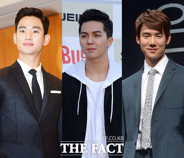 김수현·송민호·유연석, 황당 열애설에 휩싸인 ★ 최근 배우 김수현, 위너 송민호, 배우 유연석(왼쪽부터)은 하루만에 종결된 열애설의 주인공이 됐다. /더팩트 DB