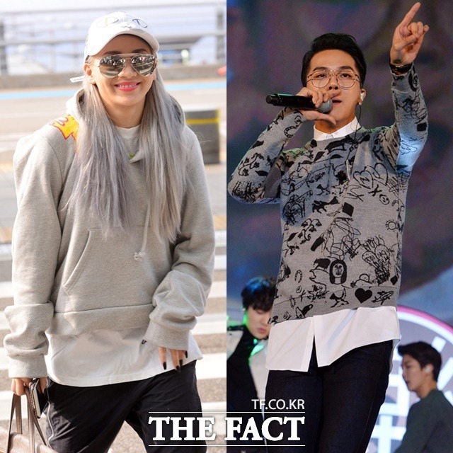YG, 송민호-씨엘 열애설에 발끈 황당하다 YG 측은 씨엘(왼쪽)과 송민호의 열애설에 대해 말도 안 된다고 선을 그었다. /더팩트 DB