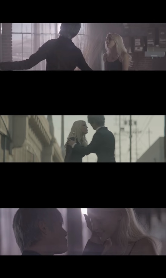 미초바는 김준수 뮤직비디오 언커미티드 출연으로 국내 팬들에게도 친숙하다. 이 뮤직비디오에서 그는 김준수와 커플 연기를 펼쳤다. /언커미티드 뮤직비디오 영상 캡처