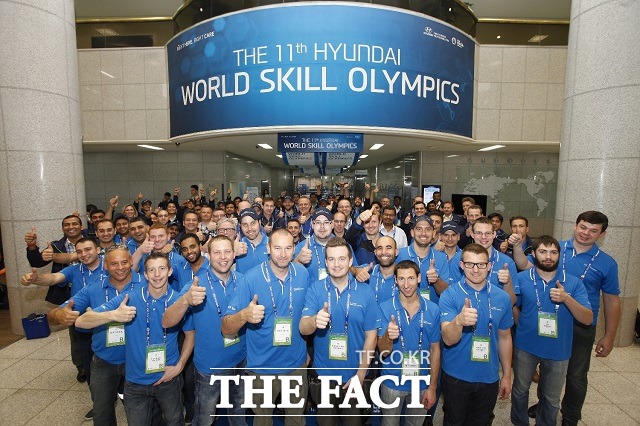 현대자동차가 지난 19일부터 23일까지 5일 동안 충청남도 천안시 동남구의 현대차 천안 정비연수원에서 국외 우수 정비기술인력 육성을 위한 제11회 현대자동차 세계 정비사 기능 경진대회를 진행했다. / 현대자동차 제공