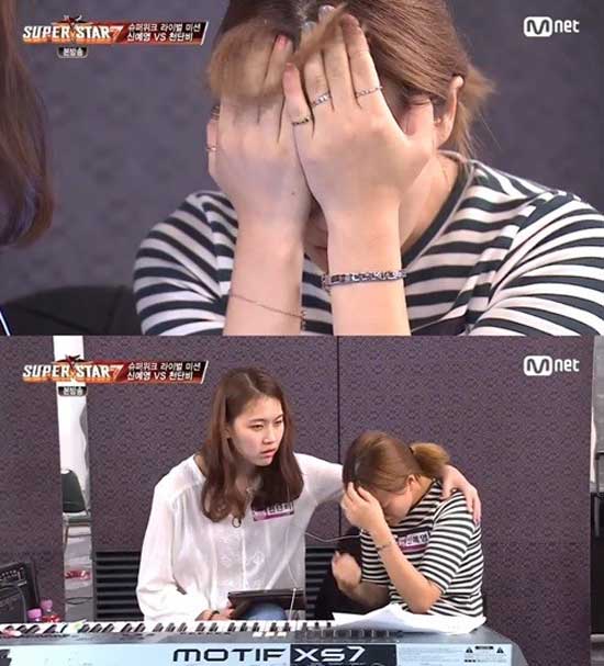 슈스케7 신예영 폭로글. 엠넷 슈퍼스타K7 참가자였던 신예영(위)이 계약과 악마의 편집에 대한 의혹을 제기한 가운데 제작진이 이를 해명했다. /슈퍼스타K7 방송 캡처