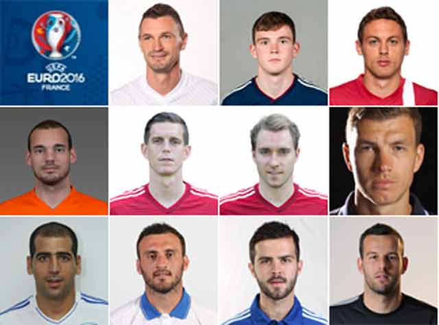 비운의 베스트 11. 유로 2016 본선에 출전할 수 없는 스타들. /사진=유럽축구연맹 홈페이지