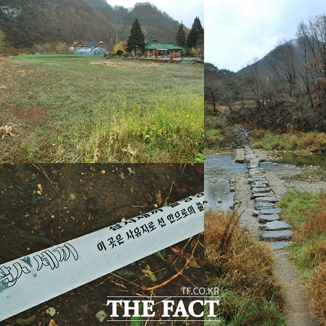 삼시세끼 촬영지였던 수수밭과 계곡. 이 곳들은 촬영 후 쓰레기 하나 없이 깨끗이 정리돼 있다. /정선=김민지 기자