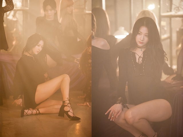 섹시한 나인뮤지스 민하. 민하는 신곡 MV에서 섹시함과 청순함 극과 극 매력을 오갔다. /스타제국