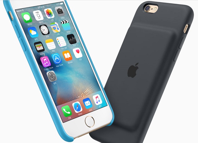 애플이 보조 배터리 기능을 갖춘 아이폰6S 스마트 배터리 케이스를 깜짝 발표했지만, 유사 제품보다 2배 가량 비싼 가격에 출시돼 고가 논란이 확산되고 있다. /애플 홈페이지 캡처