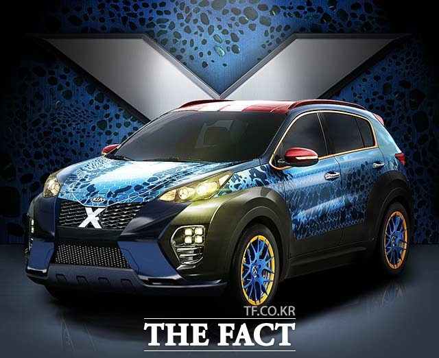 기아자동차가 20세기폭스사와 합작한 기아 엑스카 2탄 미스틱 모델의 이미지를 공개했다. 기아 엑스카 1탄은 울버린이었다. /기아자동차 제공