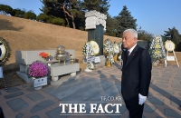 [TF포토] 김대중 전 대통령 찾은 김한길 의원