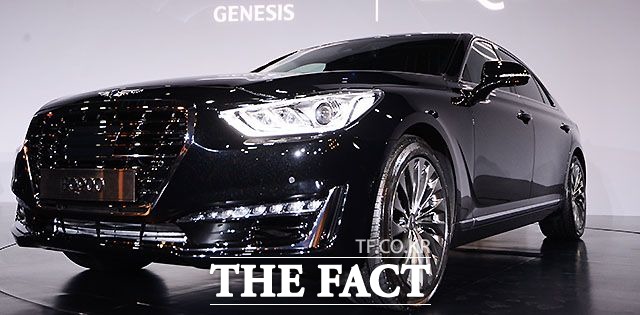 제네시스 디젤 모델인 G80이 올 3분기에 출시될 예정이다. 사진은 제네시스 EQ900. /더팩트 DB