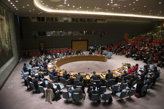 유엔 안전보장이사회(안보리)는 6일(이하 현지시각) 오전 미국 뉴욕 유엔본부에서 15개 이사국이 참가한 가운데 북한의 수소폭탄 실험 발표와 관련해 비공개 긴급회의를 열고 대응책을 논의했다./유엔 제공