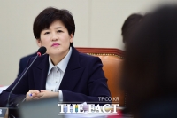 [TF포토] 질의에 답변하는 강은희 여성가족부 장관 후보자