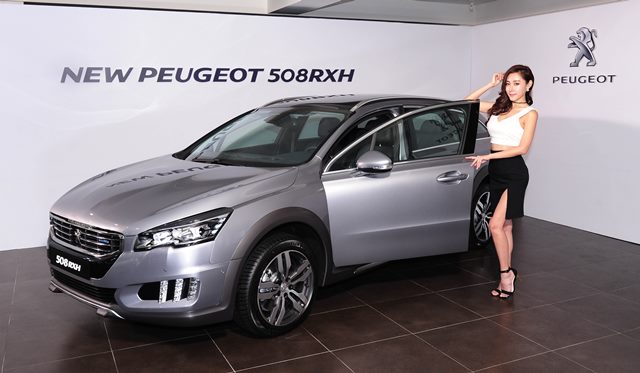 한불모터스가 21일 푸조의 뉴 푸조 508 RXH 모델을 국내 시장에 공식 출시한다고 밝혔다. /한불모터스 제공