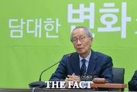 [TF포토] 국민의당 첫 기조회의 참헉한 윤여준 위원장