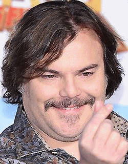 쿵푸팬더3 기자회견에 참석한 잭 블랙. 그는 이날 다양한 표정 연기로 현장에 웃음을 선사했습니다. /이덕인 기자