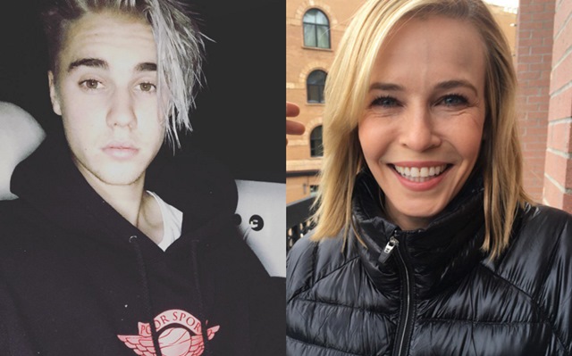 저스틴 비버와 인터뷰 불쾌했다 미국 유명 코미디언 첼시 핸들러(오른쪽)가 과거 자신의 프로그렘에 출연한 적이 있는 저스틴 비버에 대해 최악의 인물이었다고 털어놨다. / 저스틴 비버 인스타그램, 첼시 핸들러 트위터