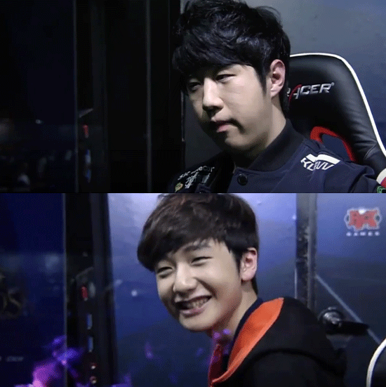 SK텔레콤T1과 락스타이거즈는 27일 2경기에서 롤챔스 스프링 시즌 우승을 향한 자존심 대결을 벌인다. /OGN 영상 갈무리