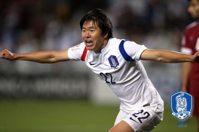 권창훈 선제골! 권창훈이 30일 2016 AFC U-23 챔피언십 결승 일본전에서 선제골을 터뜨렸다. / 대한축구협회 제공