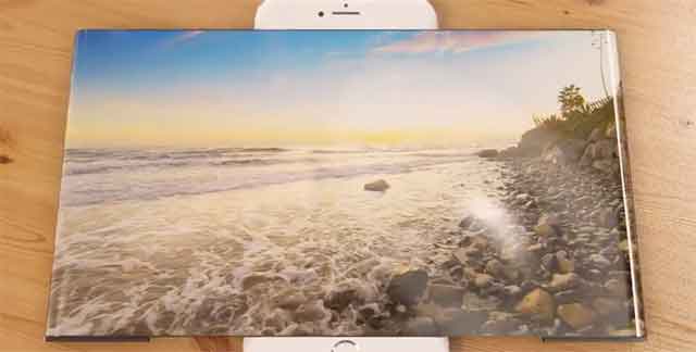 애플 아이폰7이 개발 중인 가운데 와이드 스크린을 탑재한 콘셉트 디자인이 공개돼 눈길을 끌고 있다. /유튜브 캡처