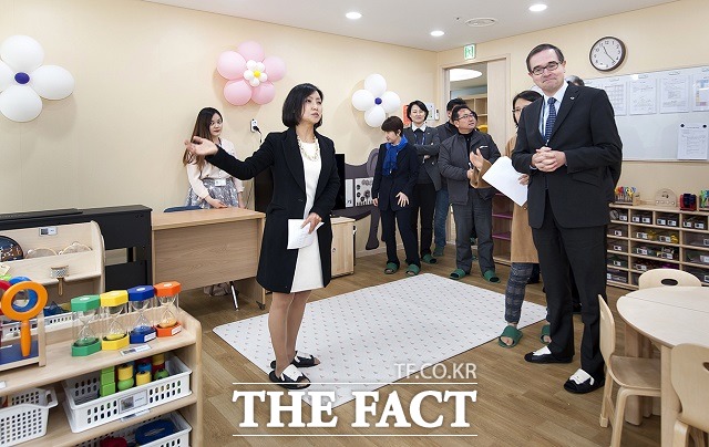 르노삼성자동차는 7일 경기도 용인시에 있는 르노삼성 기흥연구소에 르노삼성 연구소 어린이집을 개원했다. / 르노삼성자동차 제공