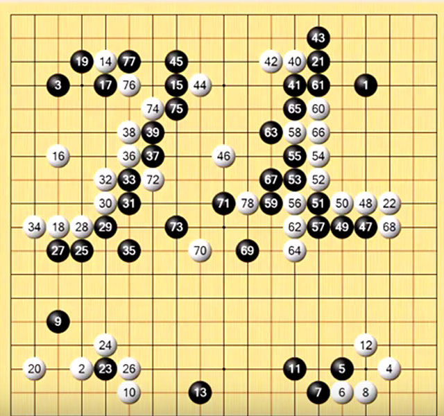 이세돌 9단과 알파고의 4국 진행 과정을 살펴볼 수 있는 다시보기 영상이 눈길을 끌고 있다. /유튜브 영상 갈무리