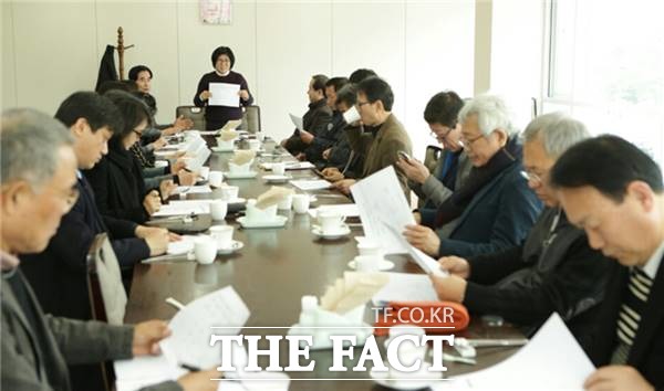 마샬캐디 지원자들이 3월 말 남여주GC에서의 활동을 앞두고 교육을 받고 있다./한국골프소비자모임 제공