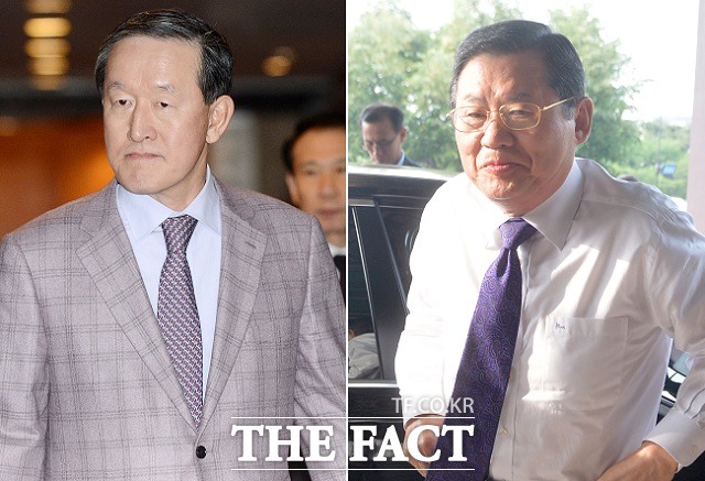 GS그룹 지주회사인 ㈜GS는 18일 열린 제 12기 정기 주주총회에서 허창수 GS그룹 회장(왼쪽)과 허동수 GS칼텍스 회장을 각각 사내이사와 기타비상무이사로 재선임했다. / 더팩트 DB