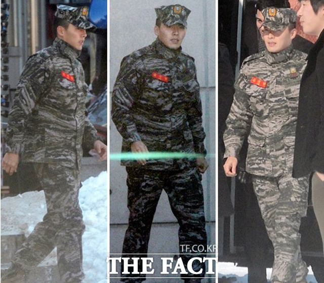 배우 현빈이 늠름한 자세로 팬들에게 다가가고 있다.