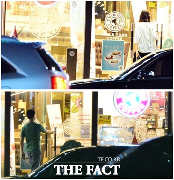 이 씨와 이하늬가 영화 나는 왕이로소이다 VIP 시사회가 끝난 후 강남 도산 사거리의 한 커피숍으로 자리를 옮겼다. 이 씨가 먼저 커피숍에 도착했고 잠시 후 이하늬가 소속사 차량을 타고 이 장소에 도착해 따로 둘 만의 시간을 가졌다
