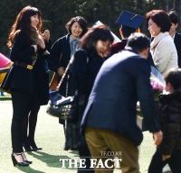  '옛 고부' 홍라희·임세령, 손주·아들 졸업식서 환하게 상봉