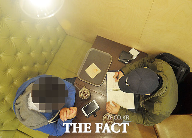 ▲소속사에 대해 오픈월드가 아니라 장○○월드라고 비유한 A씨./문병희 기자