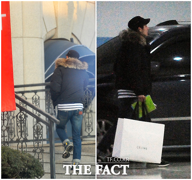 ▲ 연말 선물을 사기 위해 서울 강남의 모 백화점에 들른 정석원.