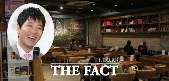 ▲ 카페베네 매장 사진, 김선권 카페베네 대표(원 안)