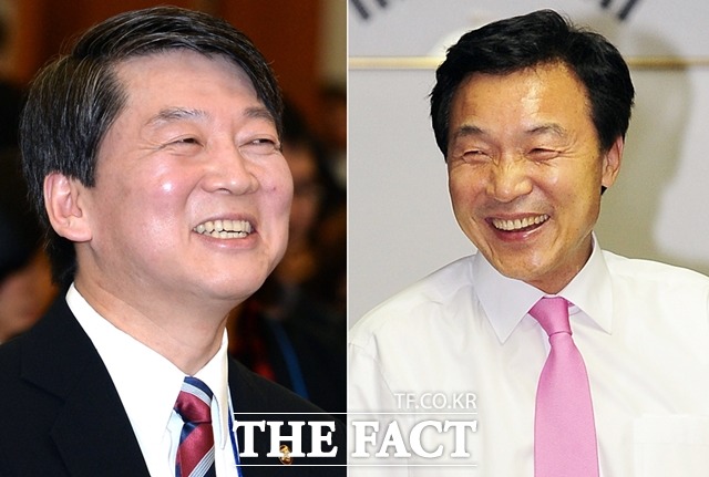 안철수(왼쪽)국민의당 상임공동대표가 7일 손학규 전 더불어민주당 상임고문의 만남 여부가 주목된다./더팩트DB