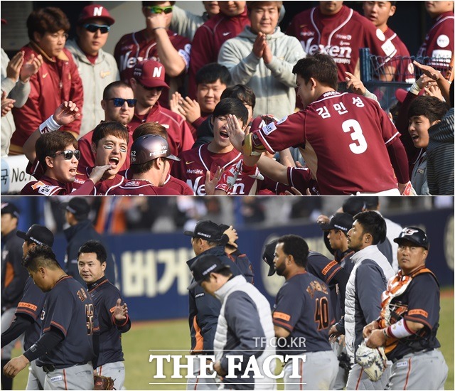 한화-넥센의 엇갈린 행보! 각각 우승 후보, 꼴찌 후보로 예상됐던 한화와 넥센이 정반대의 길을 걷고 있다. / 더팩트 DB
